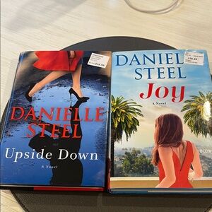 Danielle Steel Hardcover Novels - Upside Down & Joy